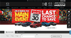 Desktop Screenshot of johnnewellmazda.com.au